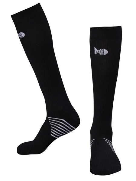 Black Compression Bamboo Socks For Men