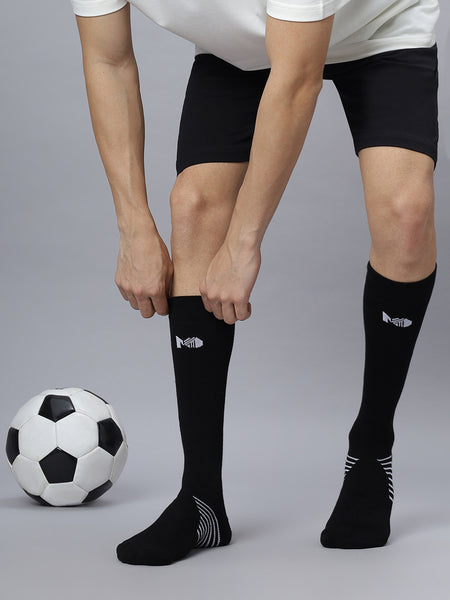 Compression Bamboo Socks Combo Set Of 2 - Off White & Black