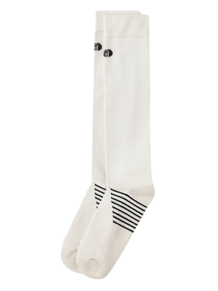 Off White Compression Bamboo Socks For Men