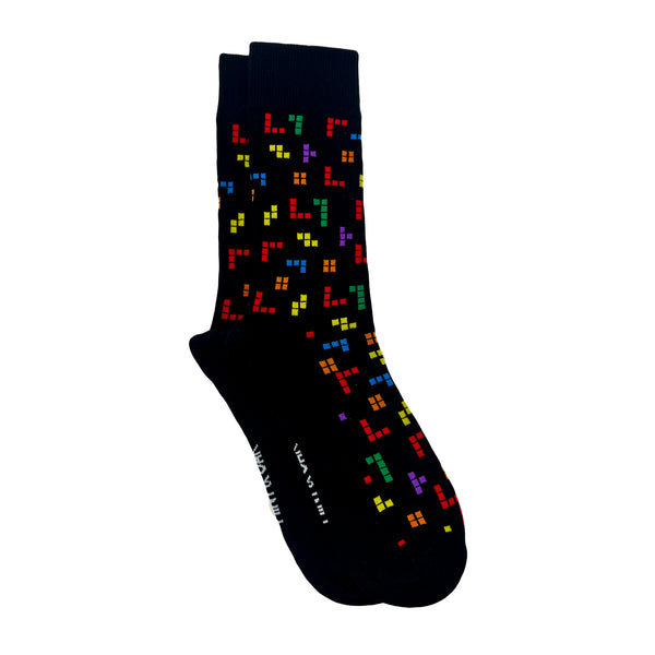 Tetris Crew Socks For Men