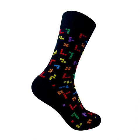 Tetris Crew Socks For Men