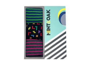 Giftbox of 3 - Stripe & Pop Socks For Men