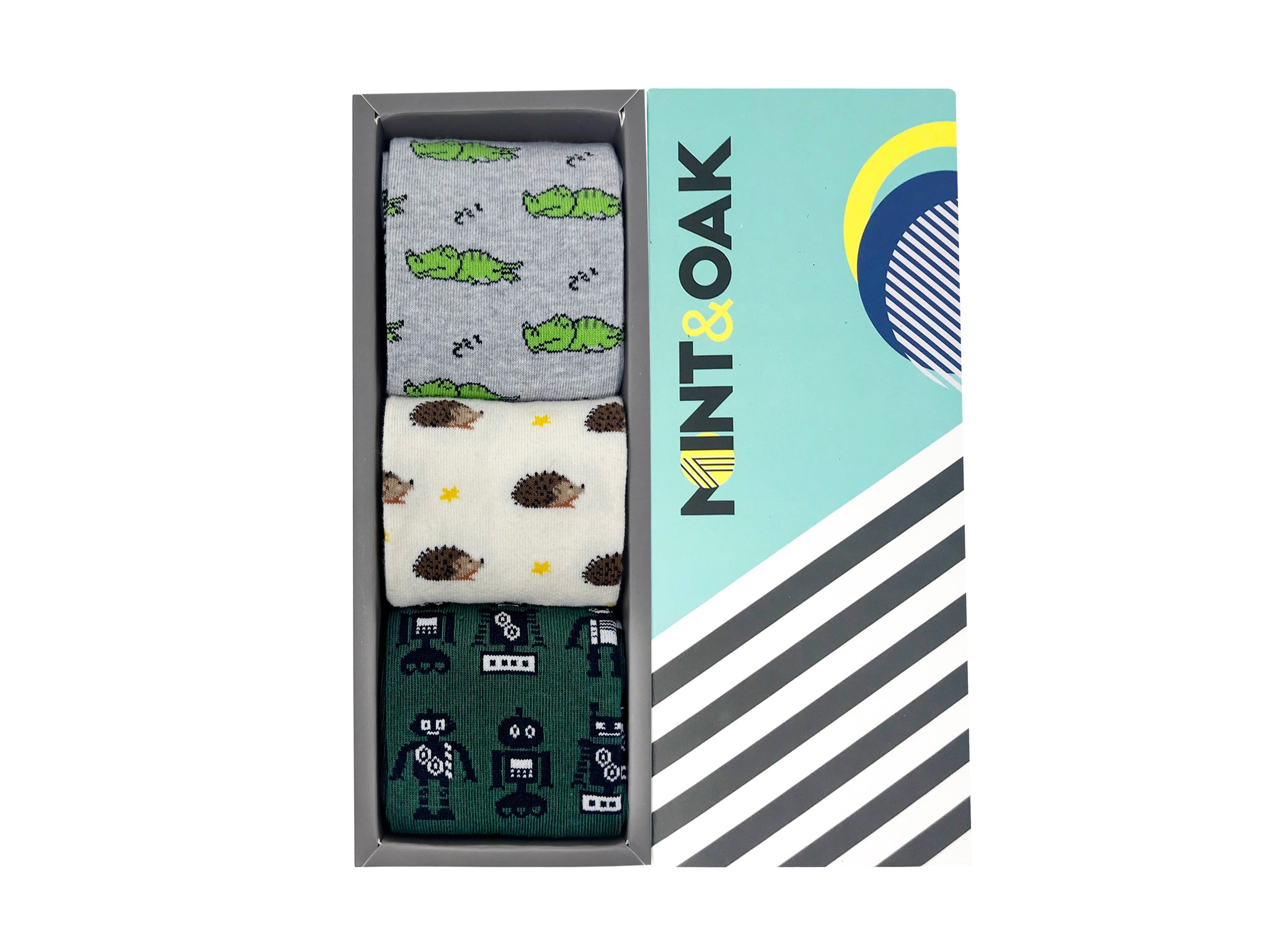 Giftbox of 3 - Print Mania Socks For Men