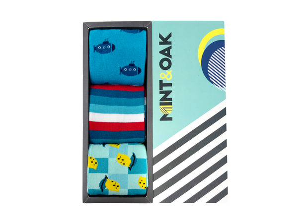 Giftbox of 3 - Socks of Joy For Men