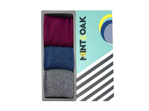 Giftbox of 3 - Three-in-One Socks For Men