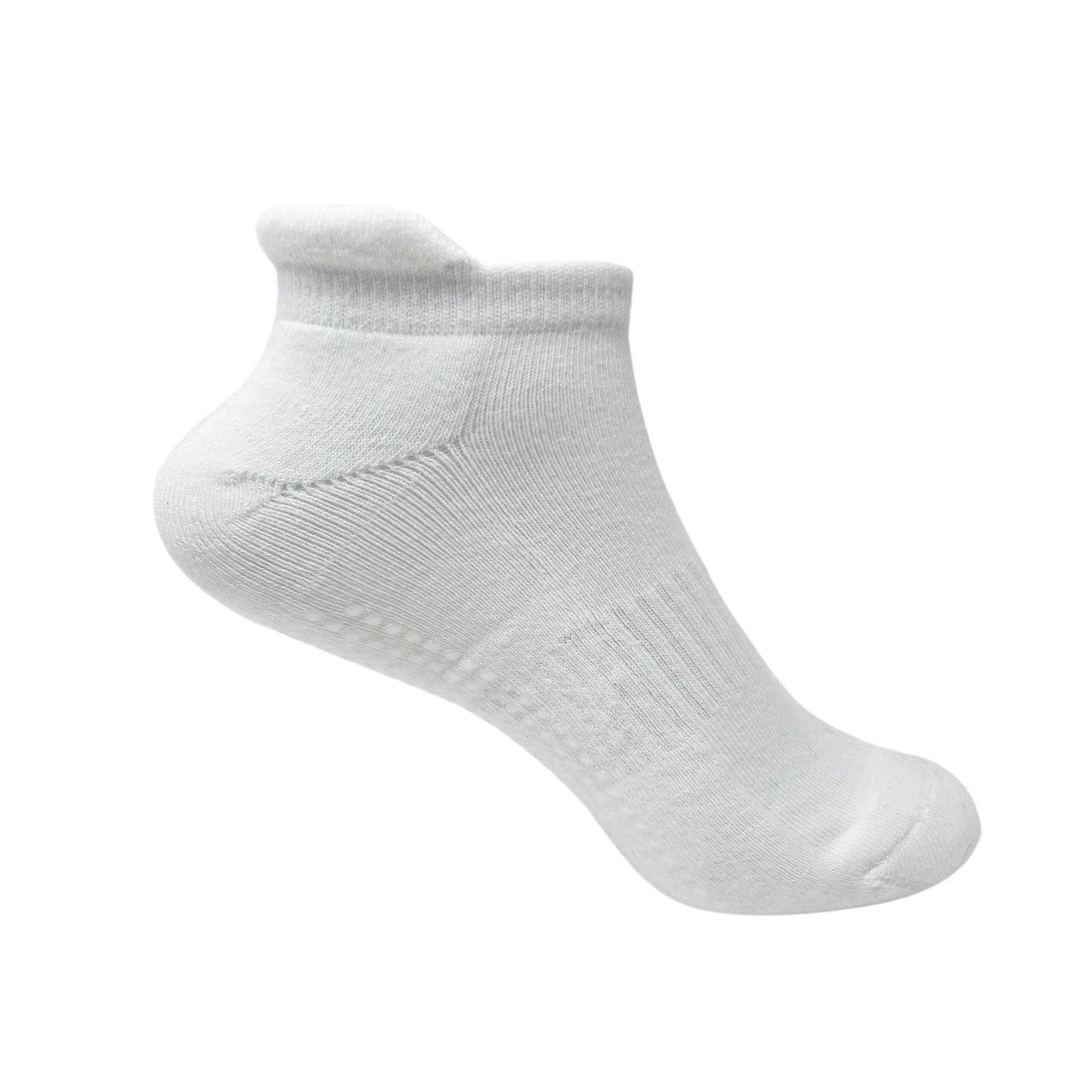 Men & Women Unisex Yoga & Pilates Grip Socks - White