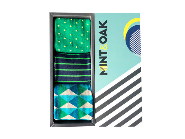 Giftbox of 3 - Sock Trip Socks For Men