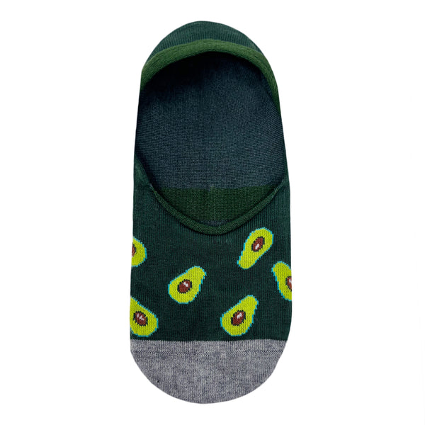 No Show Socks For Men - Avocado on Toes