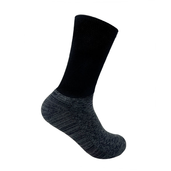 Diabetic Socks For Men Set of 3 - Black, Navy Blue, Grey