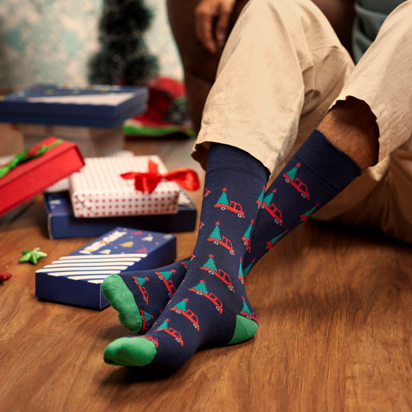 Giftbox of 3 - Snuggle Squad Socks For Men