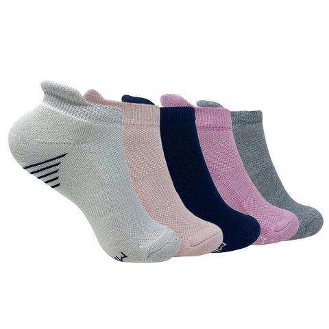 Walk Soft Bamboo Sports Socks Set Of 5 For Women