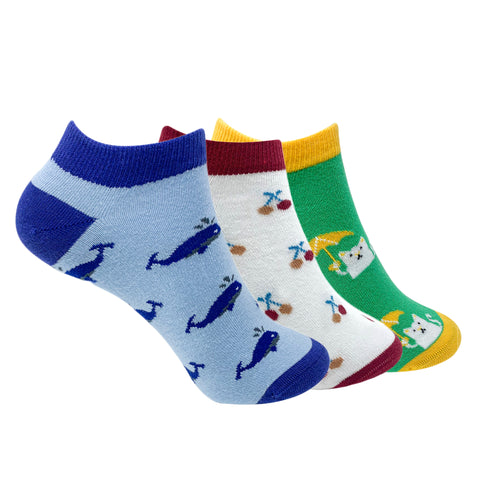 Threefold Chic Set Of 3 Socks For Women