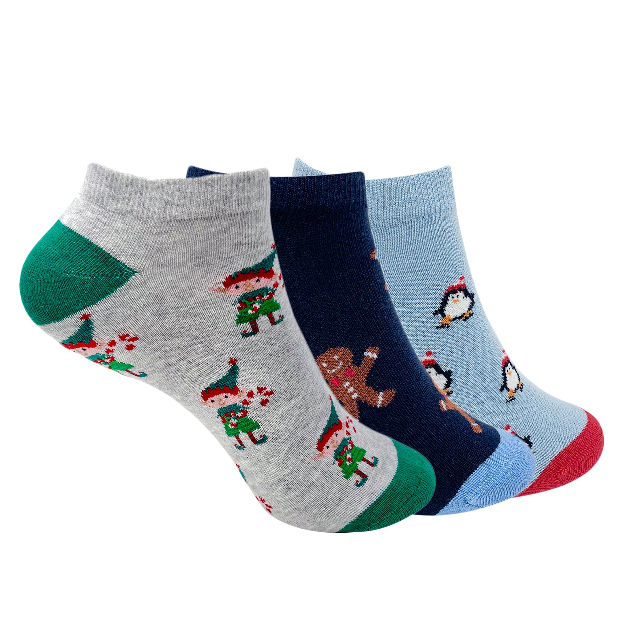 Sleigh Ride Trio Set of 3 Socks for Women - Giftbox Packaging