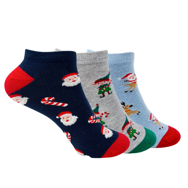 Christmas Delight Set of 3 Socks for Women - Giftbox Packaging