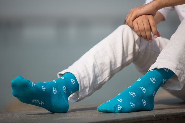 Giftbox of 3 - Anchor's Away Socks For Men