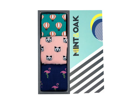 Giftbox of 3 - Fun with Colours Socks For Men